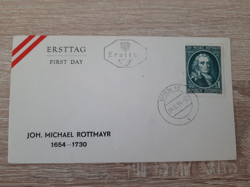 Oostenrijk fdc, Verzenden, Gestempeld