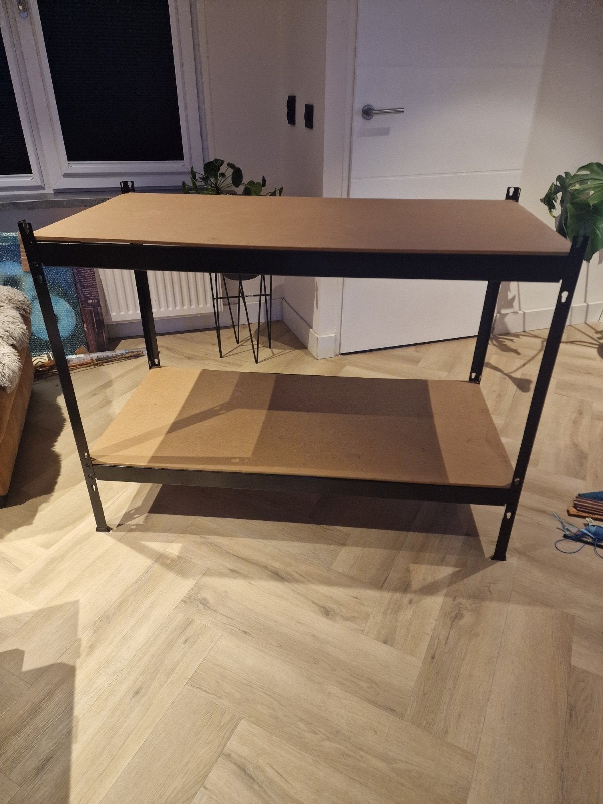 stelling, Ophalen, 100 tot 150 cm, Rechthoekig, Overige houtsoorten