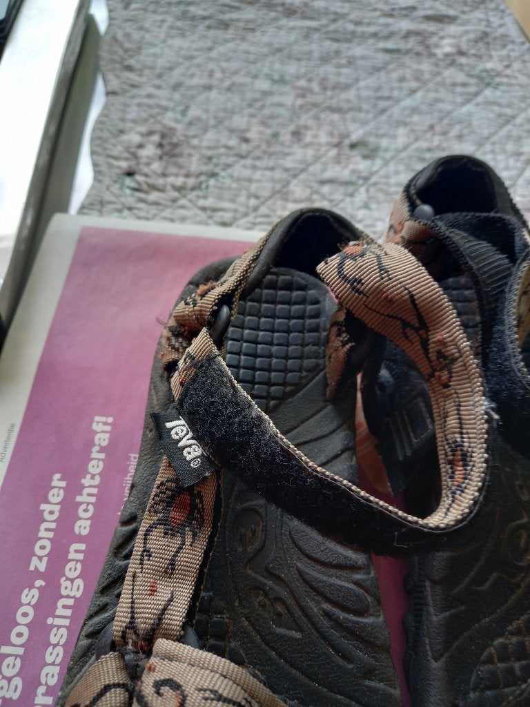 Schoenen maat 42 teva, Kleding | Heren, Schoenen, Sandalen, Bruin, Gedragen, Ophalen of Verzenden