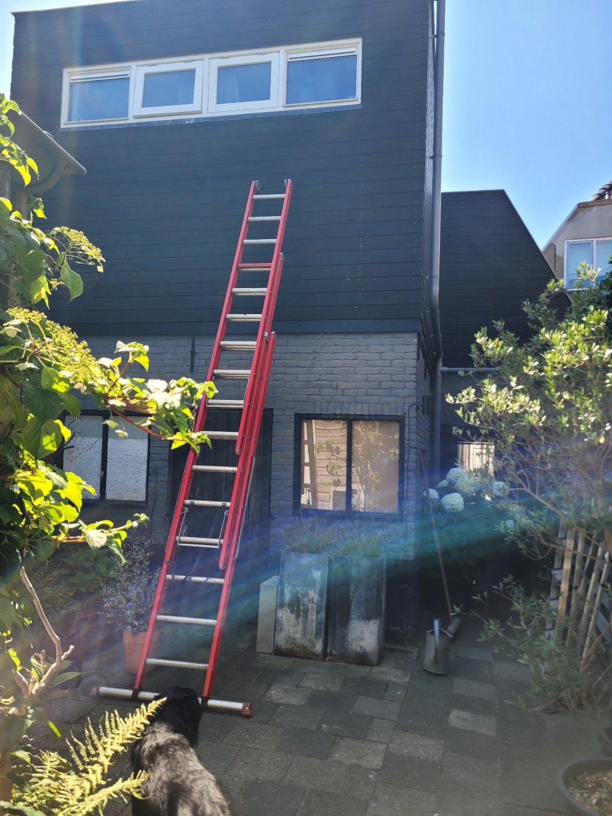 Altrex 3-delige ladder - 270 cm per deel, werkhoogte 5,40m+, Doe-het-zelf en Verbouw, Ladders en Trappen, Ophalen, 4 meter of meer