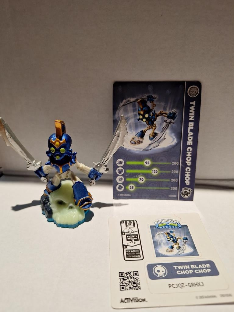 Skylanders Wii: Twin Blade Chop Chop met kaart, Avontuur en Actie, Gebruikt, 1 speler, Ophalen of Verzenden