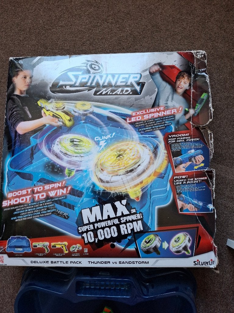 SPINNER M.A.D. deluxe battle pack, Ophalen, Gebruikt