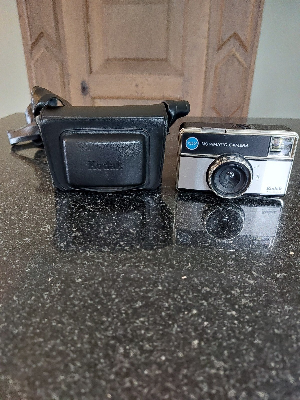 Kodak Instamatic Camera 155x met tas, Audio, Tv en Foto, Fotocamera's Analoog, Ophalen of Verzenden, Gebruikt, Compact, Kodak