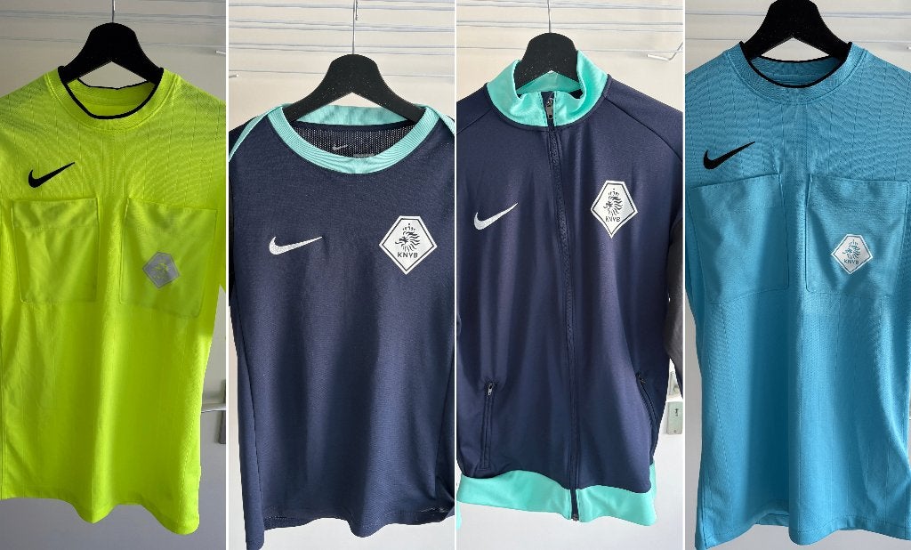 Nike KNVB scheidsrechterskleding, Maat XS of kleiner, Verzenden, Gebruikt, Shirt