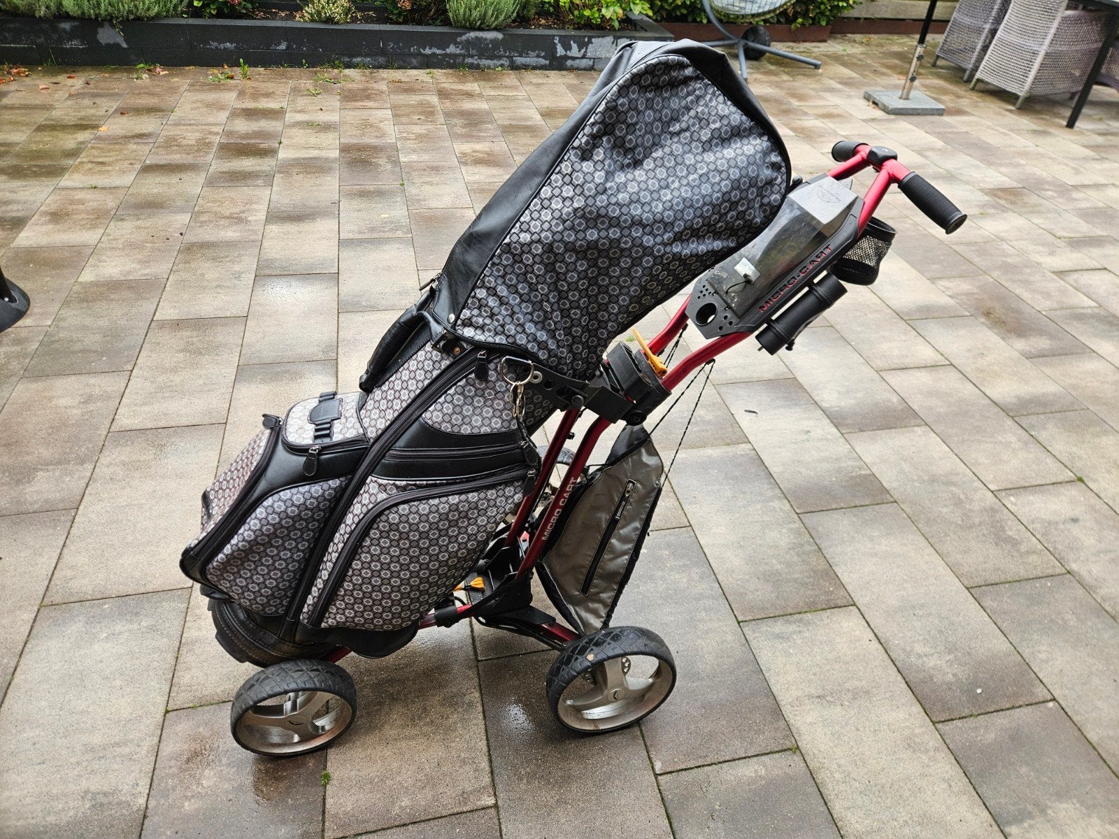 T.E.A.B. golfclubs Cobra met Burton golftas en trolly, Ophalen, Gebruikt, Set, Overige merken