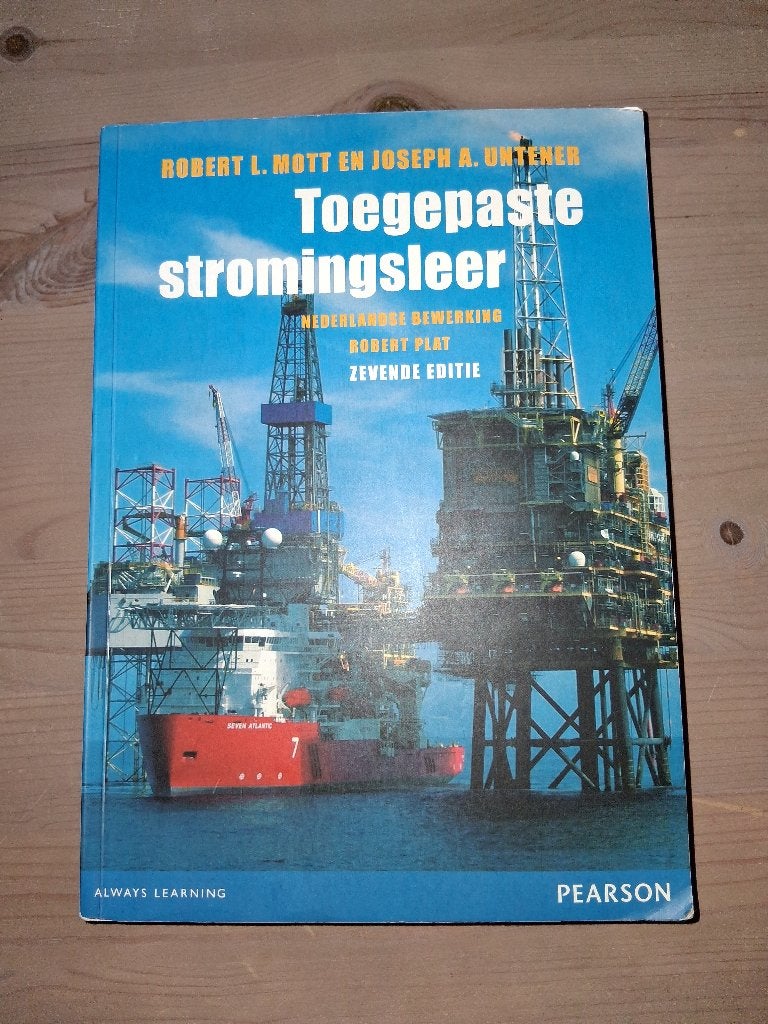toegepaste stromingsleer, Boeken, Studieboeken en Cursussen, Pearson, Zo goed als nieuw, Beta, HBO