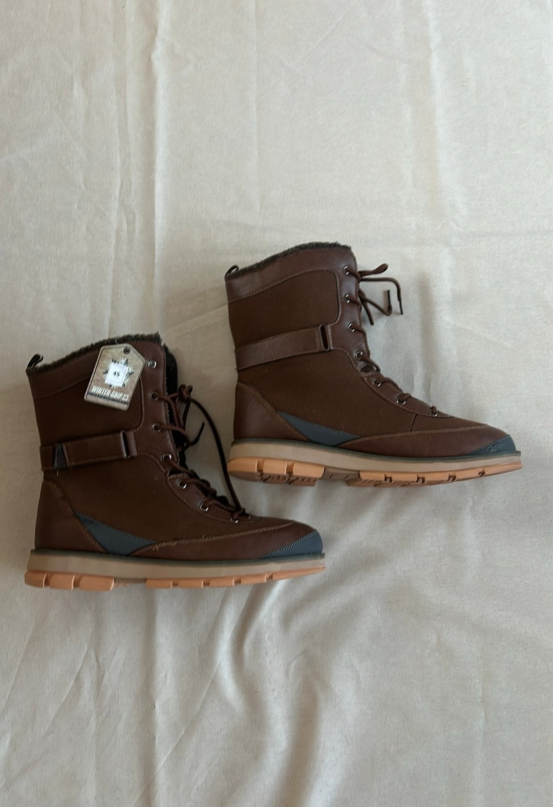 Wintergrip bruine heren snowboots maat 45, Ophalen of Verzenden, Nieuw, Overige maten, Overige typen