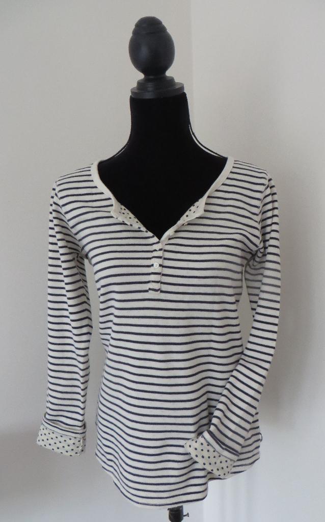 SCOTCH & SODA I Leuke Top I Maat 40 I Offwhite/Blauw i NIEUW, Kleding | Dames, Tops, Nieuw, Maat 38/40 (M), Blauw, Lange mouw