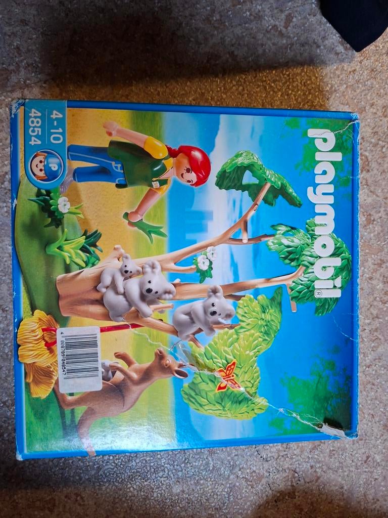 Playmobil Koala's met verzorger en kangoeroe - Set 4854, Kinderen en Baby's, Speelgoed | Playmobil, Ophalen of Verzenden, Gebruikt