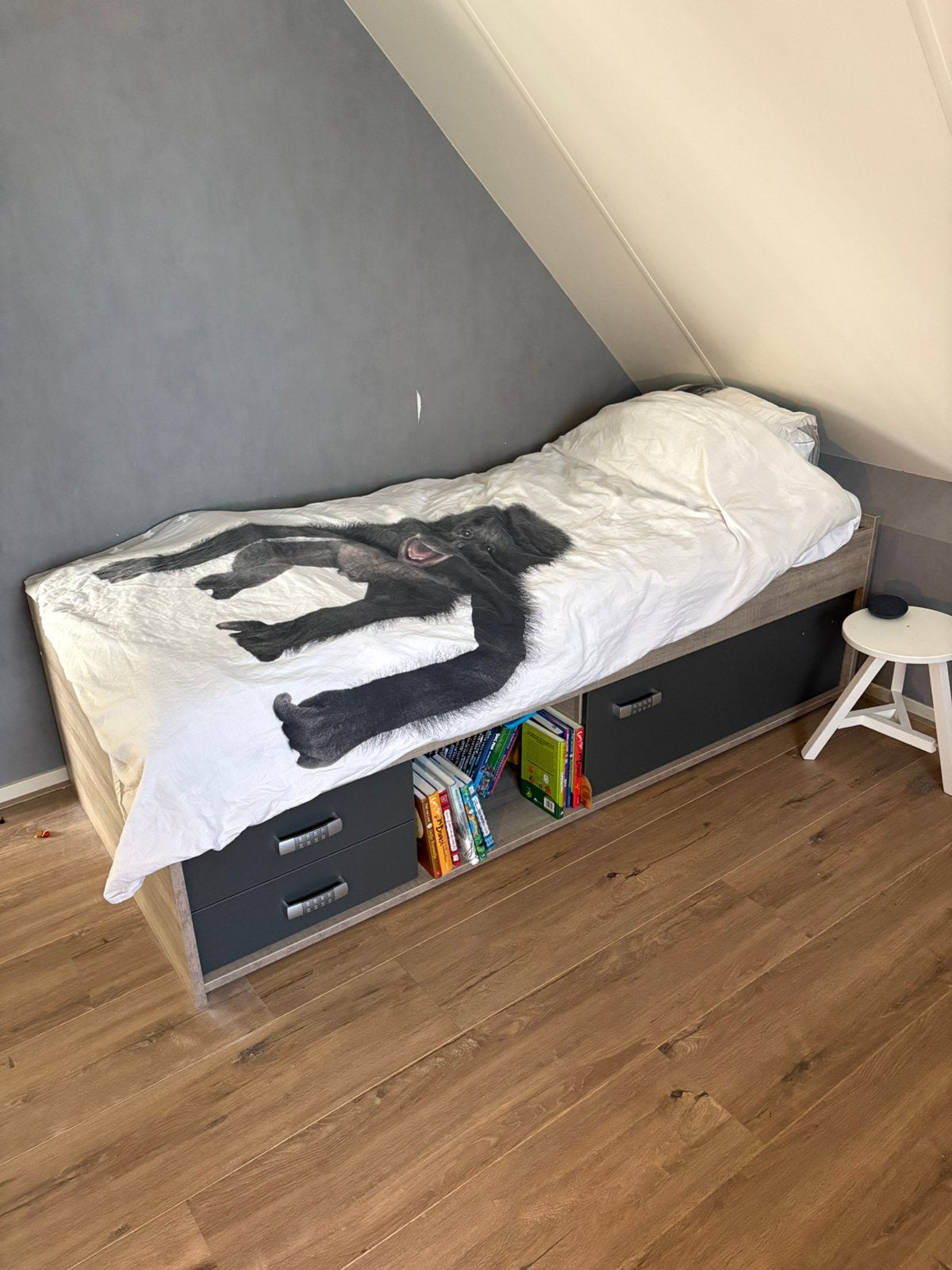 Kajuitbed pep, Ophalen, Zo goed als nieuw, Eenpersoons, Hout