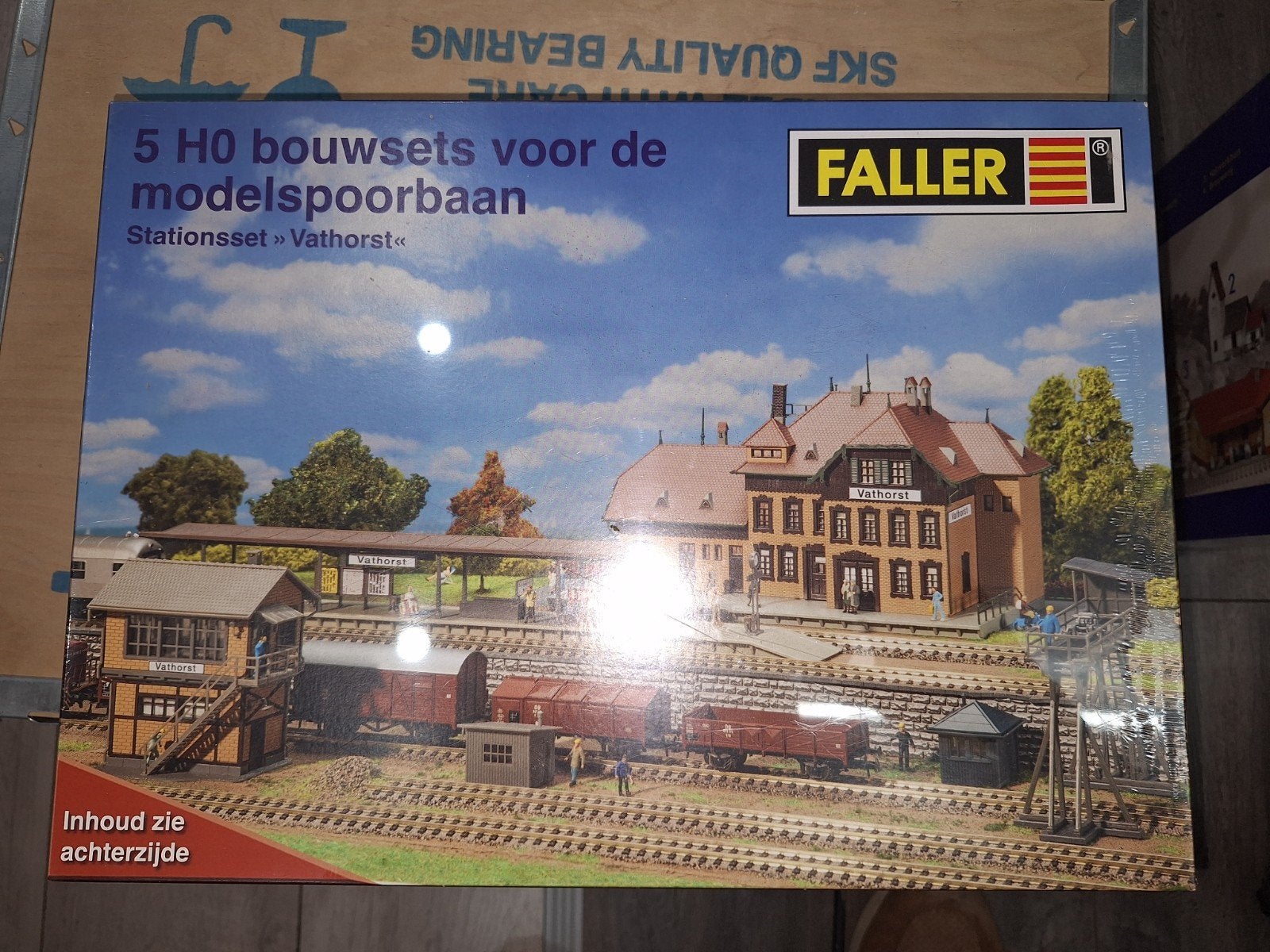 Nieuw Faller HO Spoorbaan Stationsset "Vathorst", Ophalen of Verzenden, Nieuw, Brug, Tunnel of Gebouw, Overige merken