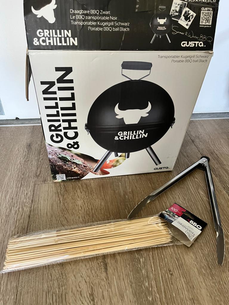 Gusta Grillin & Chillin BBQ set met snijplank, Ophalen of Verzenden, Nieuw