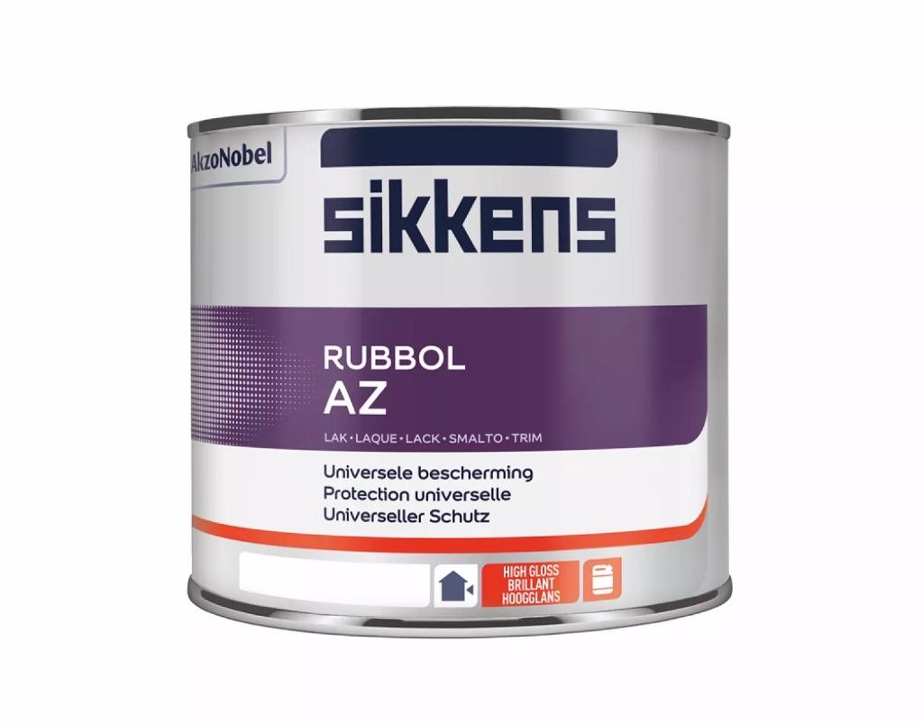 Sikkens Rubbol AZ 0,5L Leigrijs RAL 7015, Nieuw, Ophalen of Verzenden, Lak, Grijs