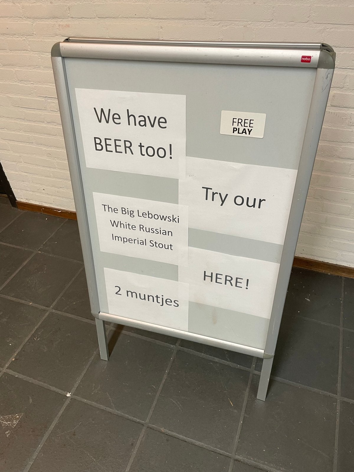 Sandwichboard, Ophalen, Gebruikt