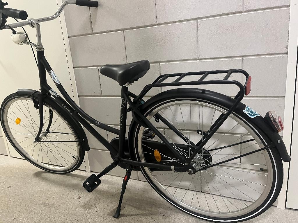 Stadsfiets Zwart – Zo Goed Als Nieuw – Nauwelijks Gebruikt, Fietsen en Brommers, Fietsen | Dames | Omafietsen, 47 tot 50 cm, Ophalen