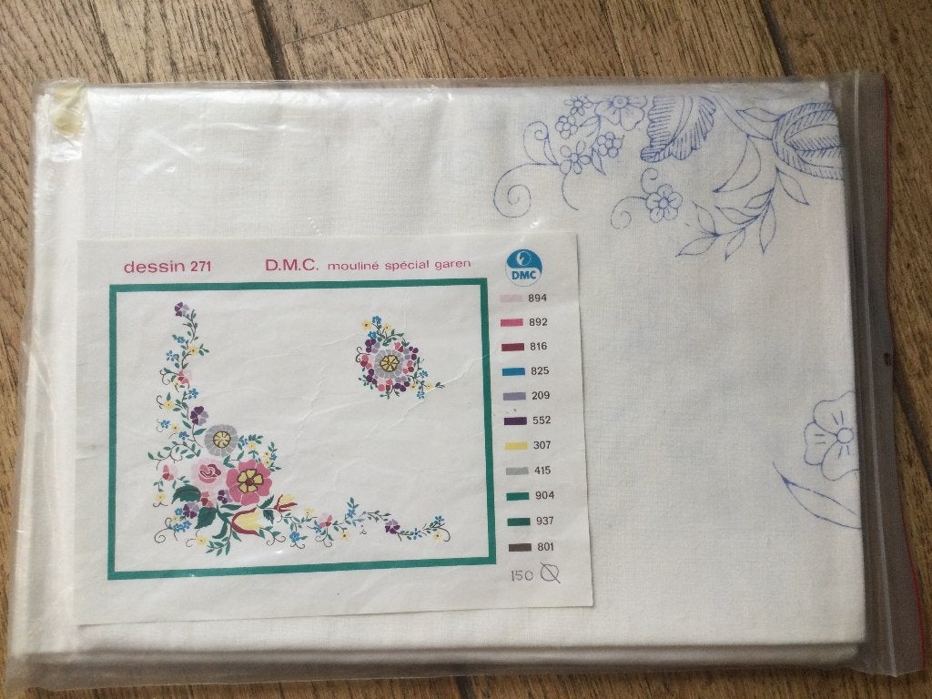 Voorbedrukt tafelkleed om te borduren, Ophalen of Verzenden, Nieuw, Handborduren, Borduurpakket