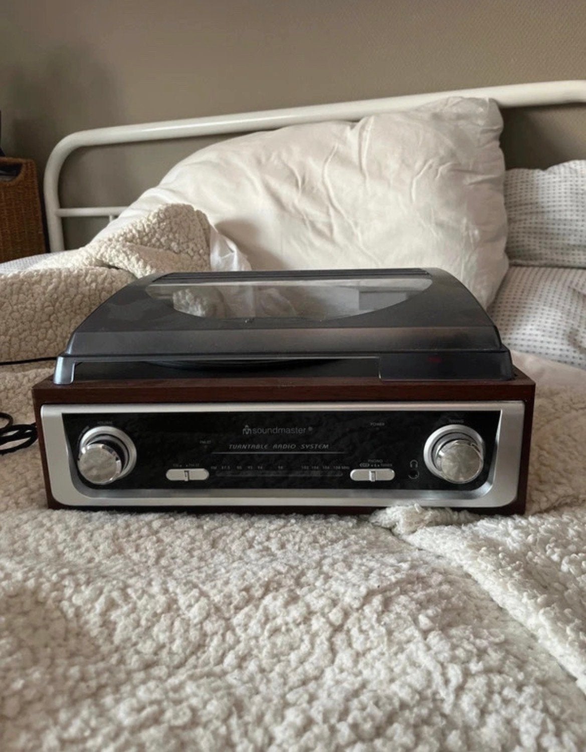 Soundmaster Platenspeler Radio Systeem - Zo goed als nieuw, Overige merken, Verzenden, Pitch-regelaar, Zo goed als nieuw