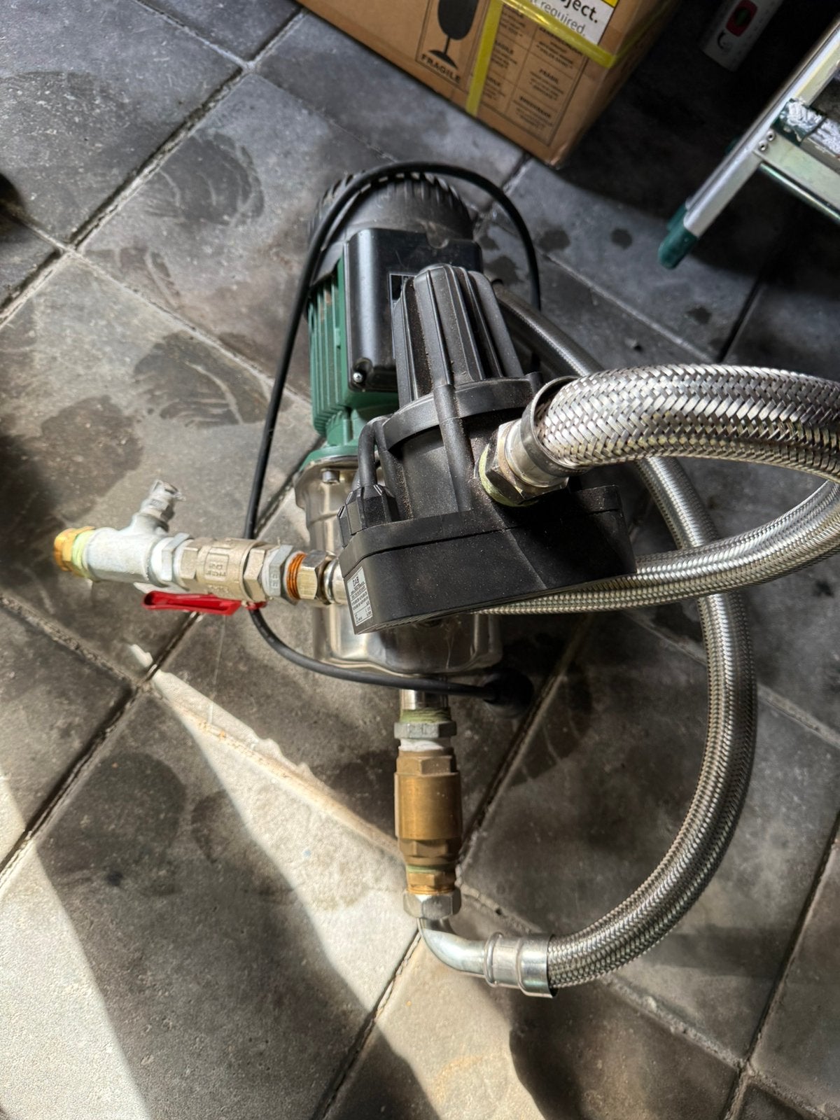 Waterpomp, Ophalen, Zo goed als nieuw