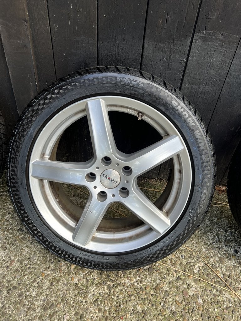 Volkswagen Golf Caddy Audi velgen 17" 5x112 winterset ET43, Auto-onderdelen, Niet ingevuld, Gebruikt, Banden en Velgen, Niet ingevuld
