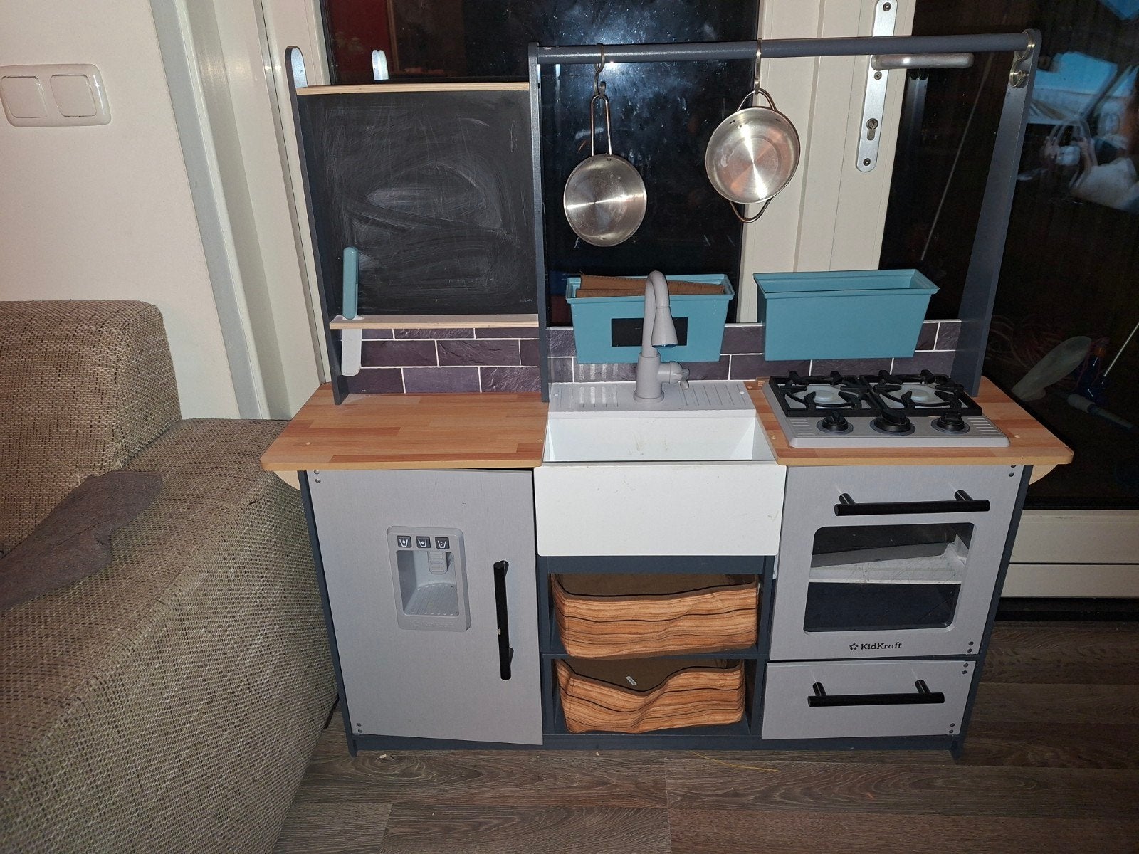 Kimder keukentje, Ophalen, Gebruikt, Hout, Speelkeuken-accessoire