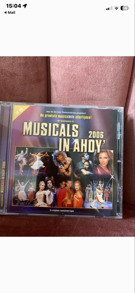 Musicals in Ahoy' 2006 CD - De grootste musicals!, Ophalen of Verzenden, Gebruikt