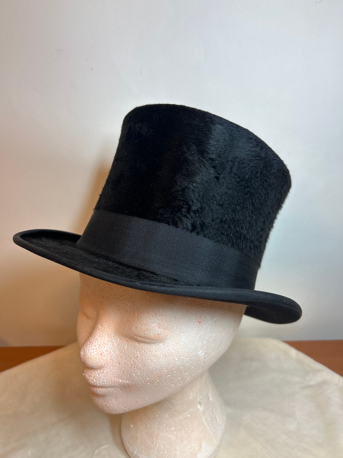 Antieke Hoge Hoed met Originele Doos en Handschoenen, Ophalen of Verzenden, ., Gedragen, .