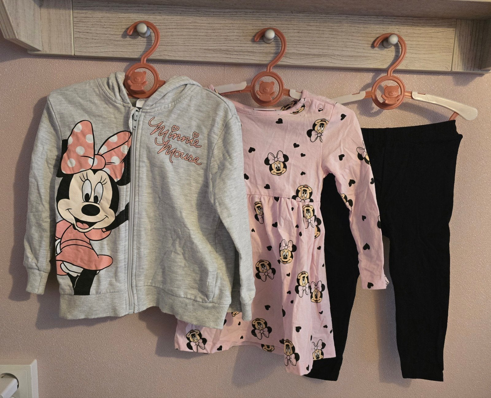Nieuw Minnie Mouse set maat 92, Meisje, Minnie Mouse, Nieuw, Ophalen of Verzenden