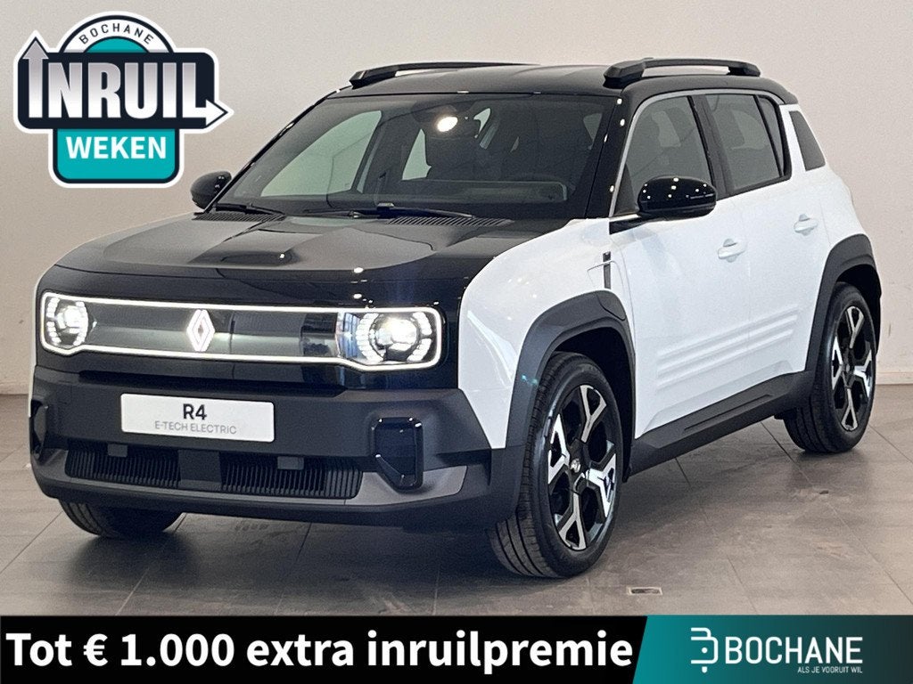 Renault 4 Comfort Range Techno 52 kWh | Pack Winter | Harman, Auto's, Renault, Stof, Wit, Nieuw, 409 km