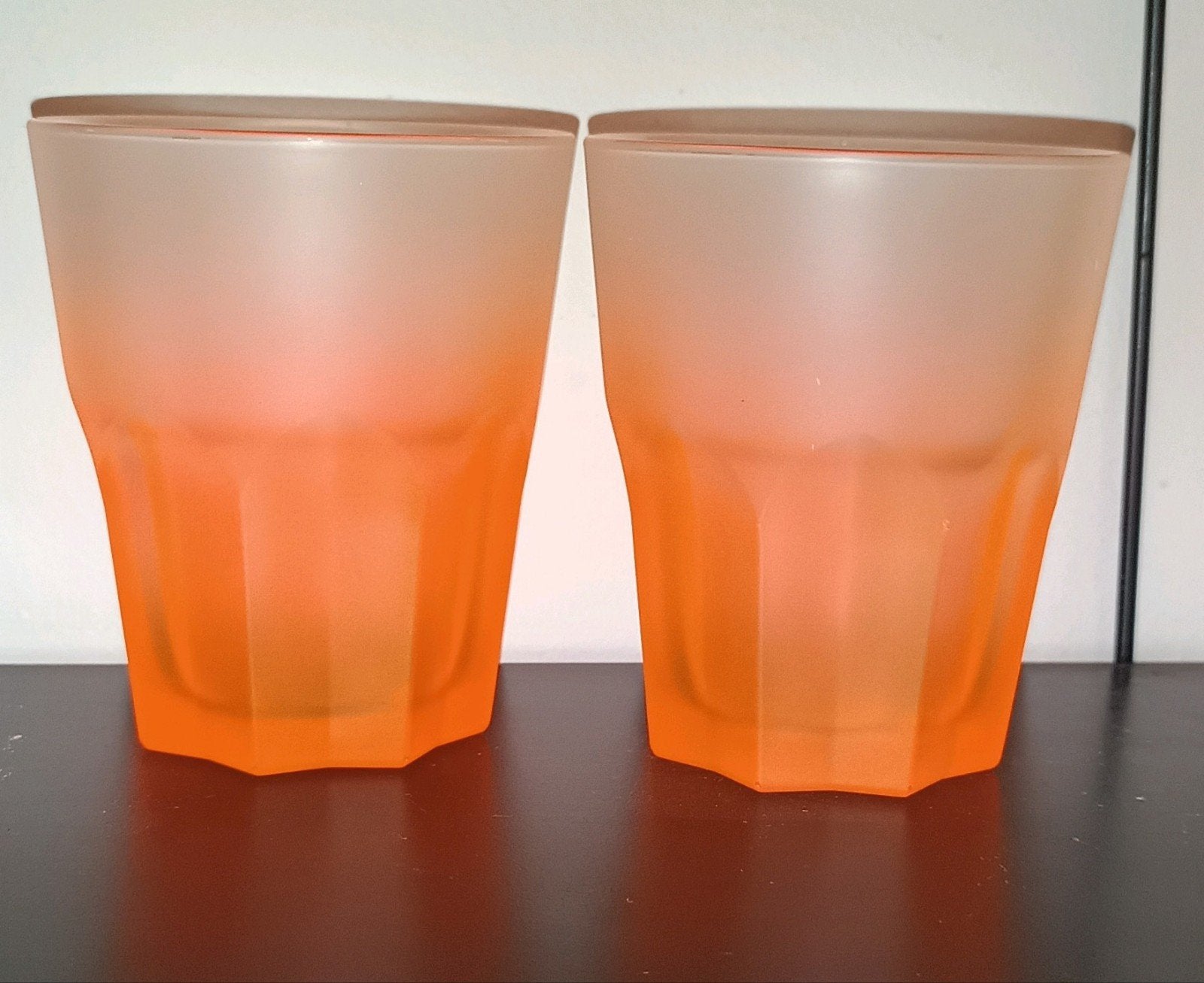 Luminarc Summer Pop Mandarine Glazen - 40cl - Set van 2, Huis en Inrichting, Keuken | Servies, Glas of Glazen, Overige merken