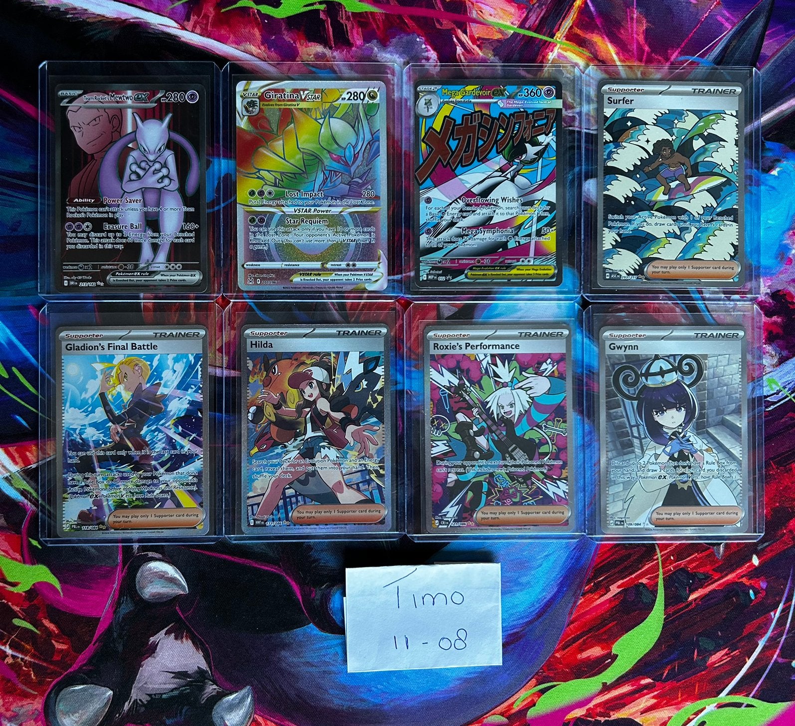 Lotje pokemon kaarten, rainbow, trainer, SIR, Ophalen of Verzenden, Nieuw, Meerdere kaarten, Foil