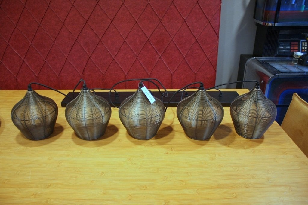5 lichts hanglamp ALVARO Light & Living antiek brons, Huis en Inrichting, Ophalen of Verzenden, Zo goed als nieuw, Metaal, E27 (groot)