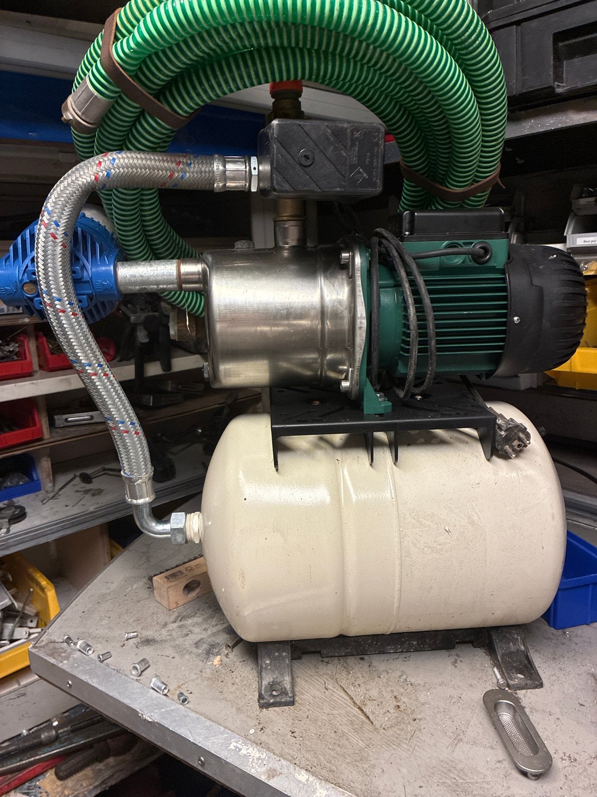 Aquajetinox 132/20 M  + droogloop beveiliging, Ophalen, Nieuw, Elektrisch, Hydrofoorpomp