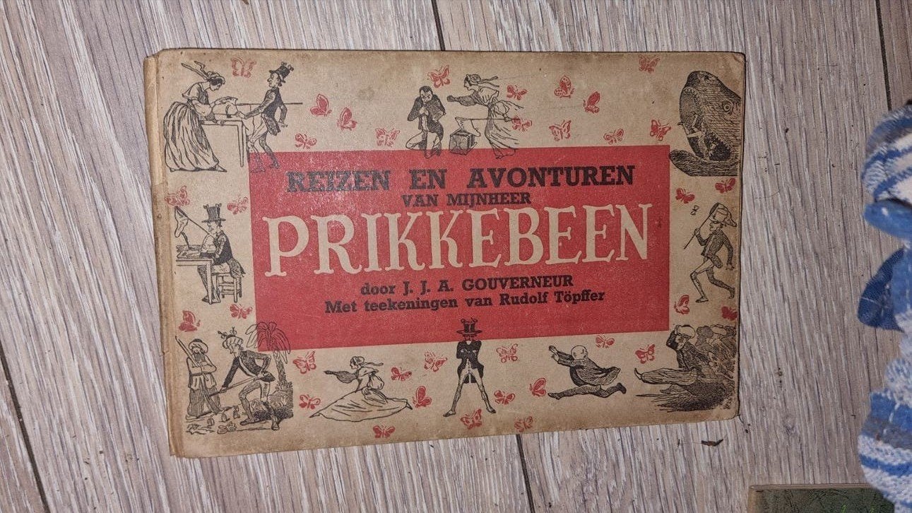 Reizen en Avonturen van Mijnheer Prikkebeen, Ophalen of Verzenden, Gelezen, J.J.A. Gouverneur