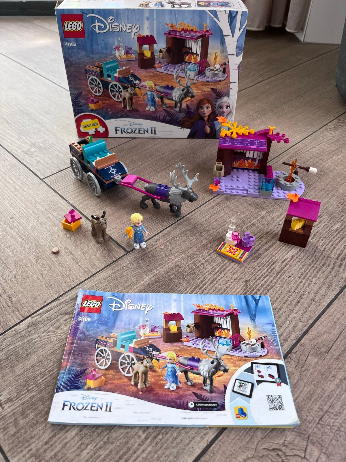 LEGO Disney Frozen II 41166 Elsa's Koets Avontuur, Ophalen of Verzenden, Zo goed als nieuw, Overige merken