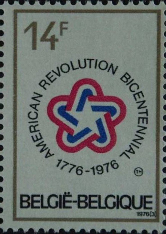 België 1976 - OBP 1797 - Amerikaanse Revolutie, Postzegels en Munten, Postzegels | Europa | België, Frankeerzegel, Ophalen of Verzenden