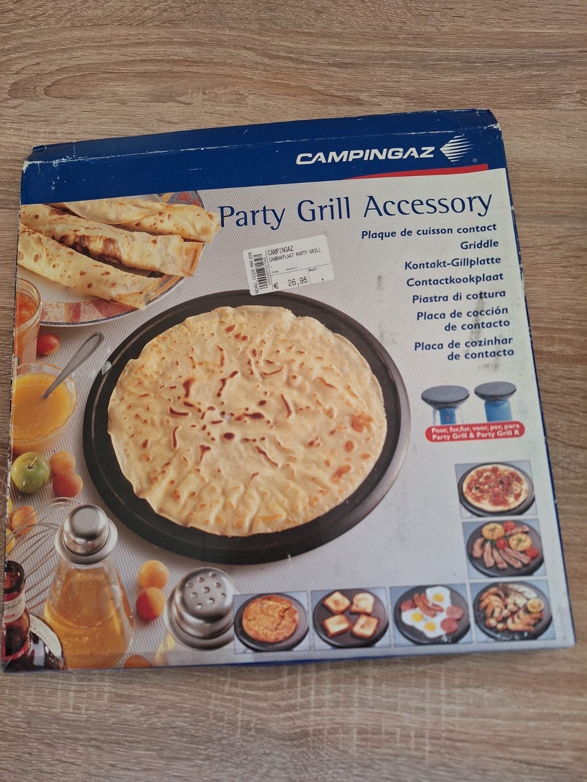 Campingaz Pannenkoekenplaat / Contactkookplaat, Caravans en Kamperen, Kampeeraccessoires, Ophalen, Nieuw