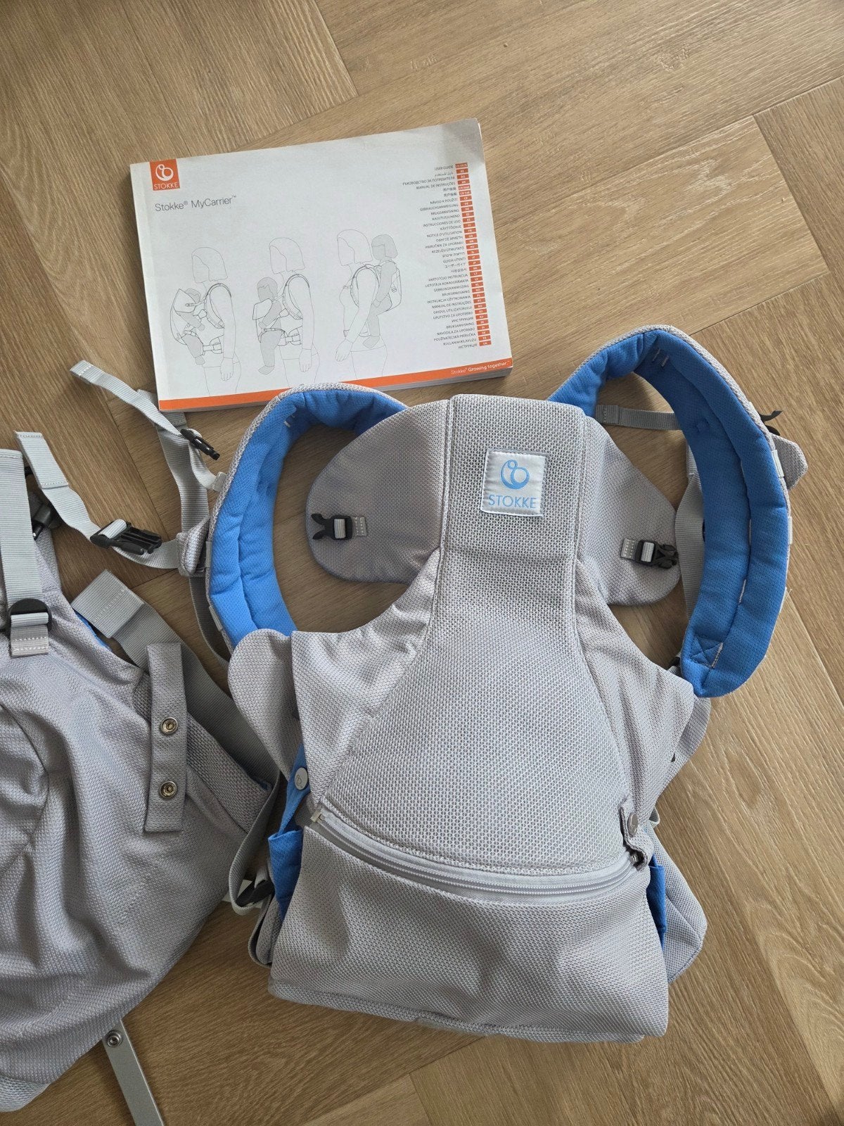 Stokke draagzak MyCarrier, Kinderen en Baby's, Babydragers en Draagdoeken, Buik of Rug, Zo goed als nieuw, Draagzak, Ophalen