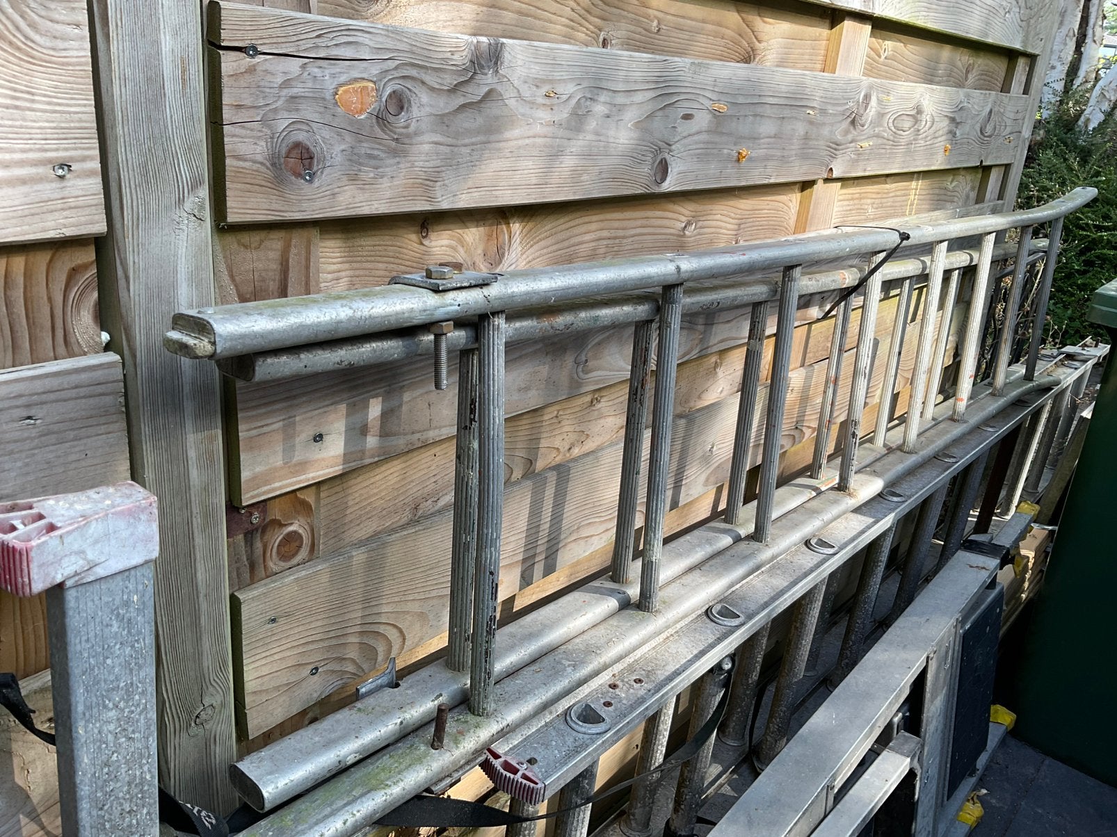 Ladder, Doe-het-zelf en Verbouw, Ladders en Trappen, Ophalen, Gebruikt, 4 meter of meer