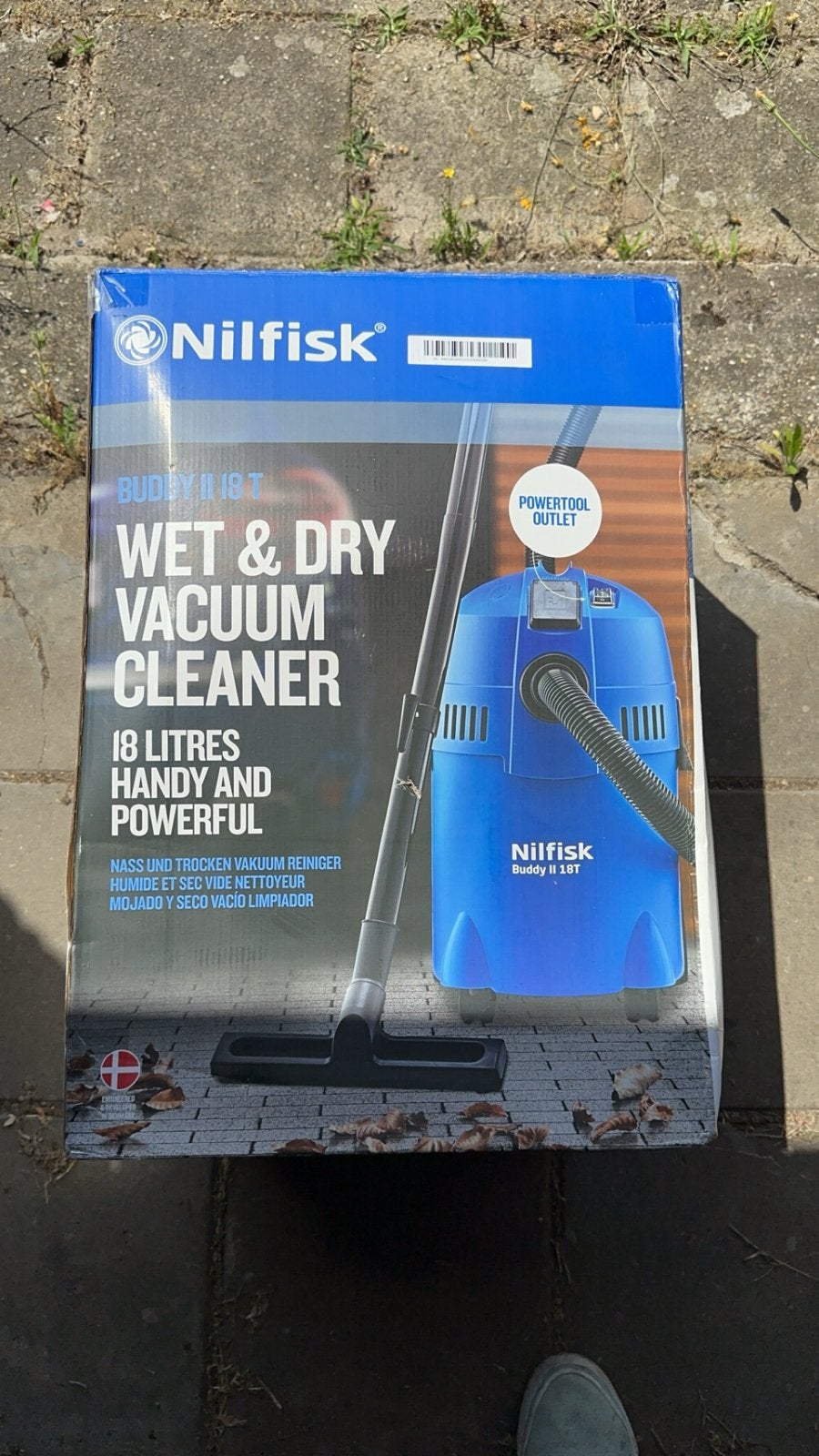 Nilfisk Buddy II 18 T Wet & Dry Stofzuiger (2 stuks), Nieuw, Waterstofzuiger, Ophalen, Stofzak