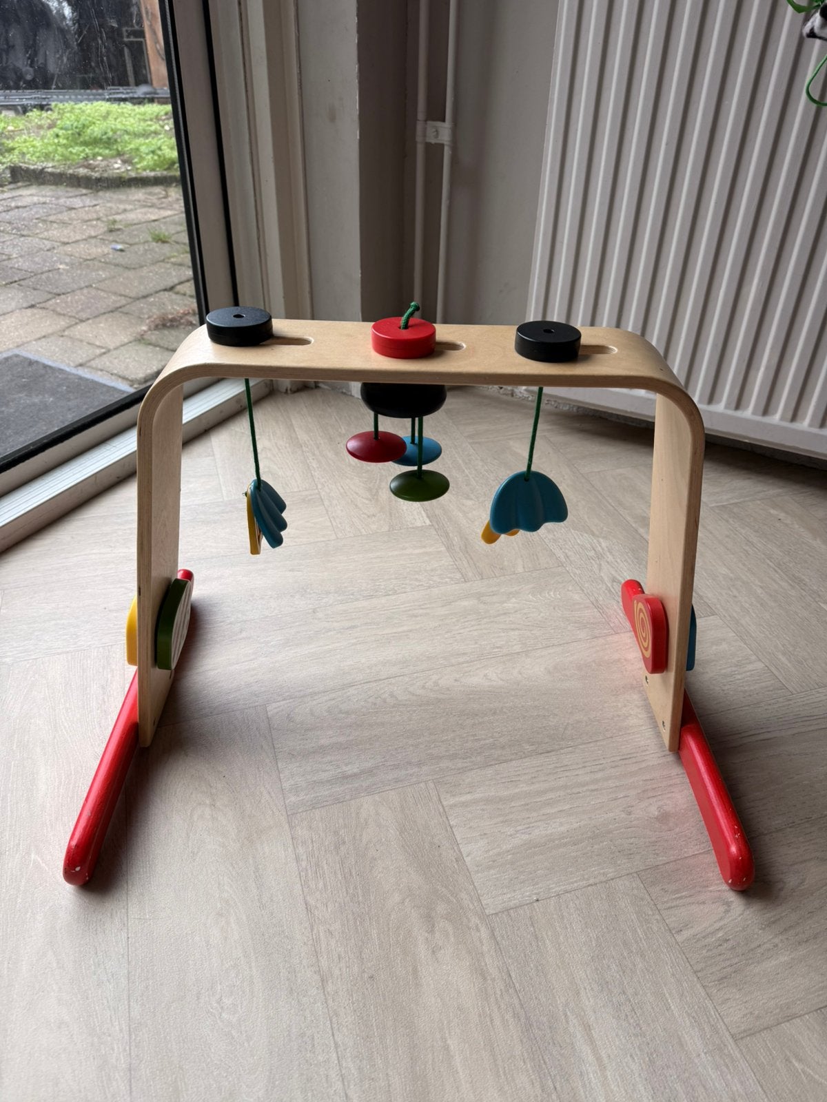 Houten babygym kleur, Ophalen, Gebruikt