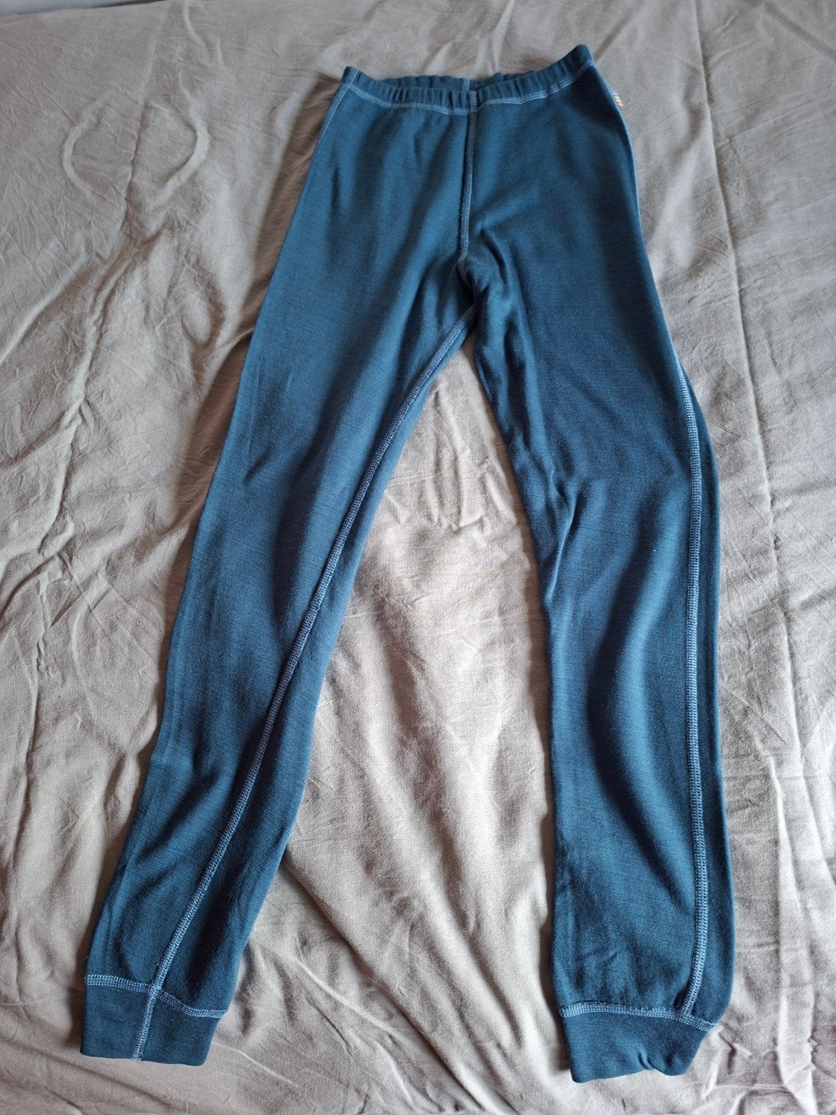 Joha wol en bamboe legging blauw maat 140, Kinderen en Baby's, Broek, Jongen of Meisje, Ophalen of Verzenden, Zo goed als nieuw