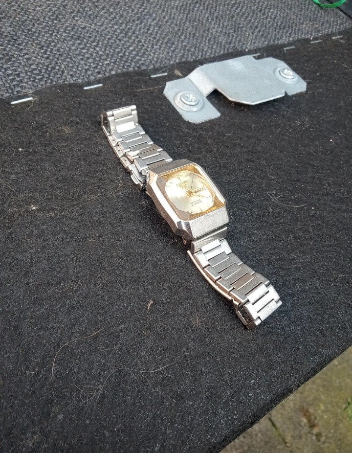Vintage Seiko Automatic Horloge (1971) Model 2707-5090, Gebruikt, Staal, Polshorloge, Ophalen of Verzenden