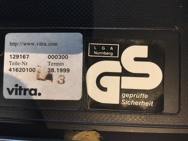 Vitra Slede stoel, Ophalen, Gebruikt, -, Zwart