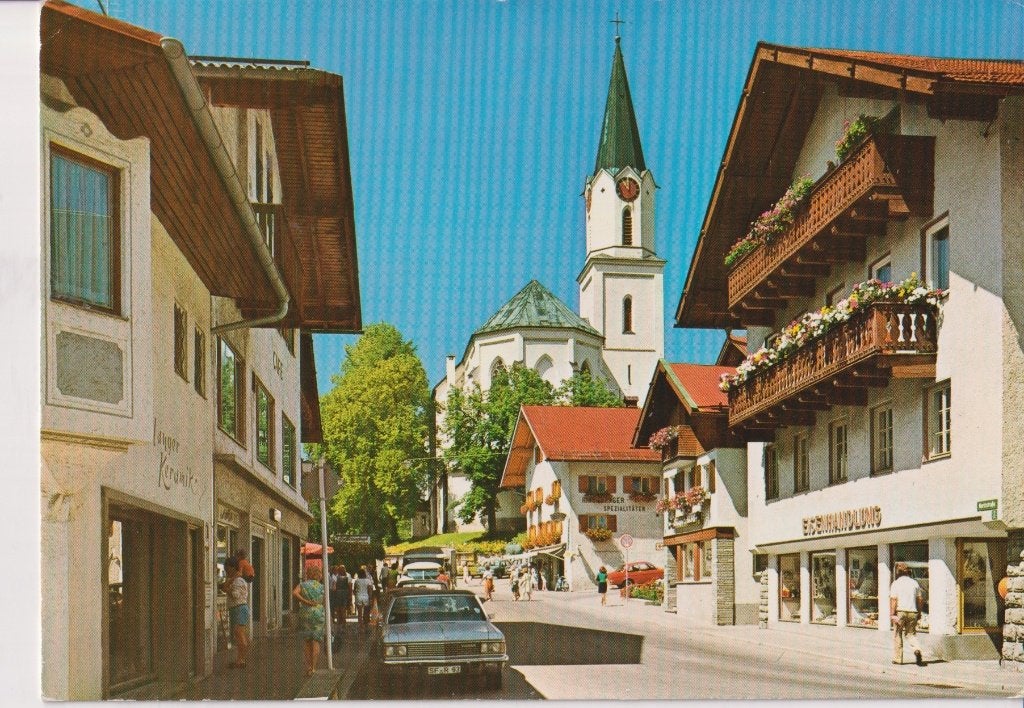 Duitsland, Bad Hindelang met auto's , Opel Admiral B, Ophalen of Verzenden, 1960 tot 1980, Gelopen, Duitsland