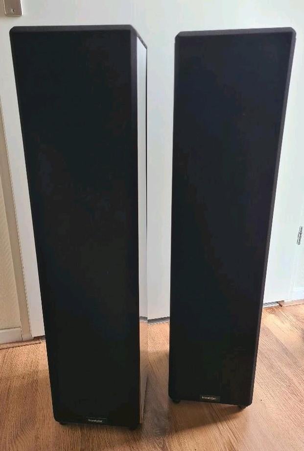 Translator Jade luidsprekers (Hans Baan), Audio, Tv en Foto, Luidsprekers, Gebruikt, 60 tot 120 watt, Front, Rear of Stereo speakers