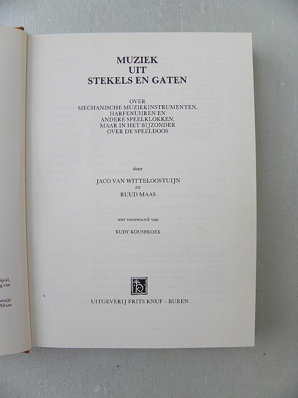 Muziek uit stekels en gaten, Witteloostuijn en Maas, Ophalen of Verzenden, Zo goed als nieuw, Artiest