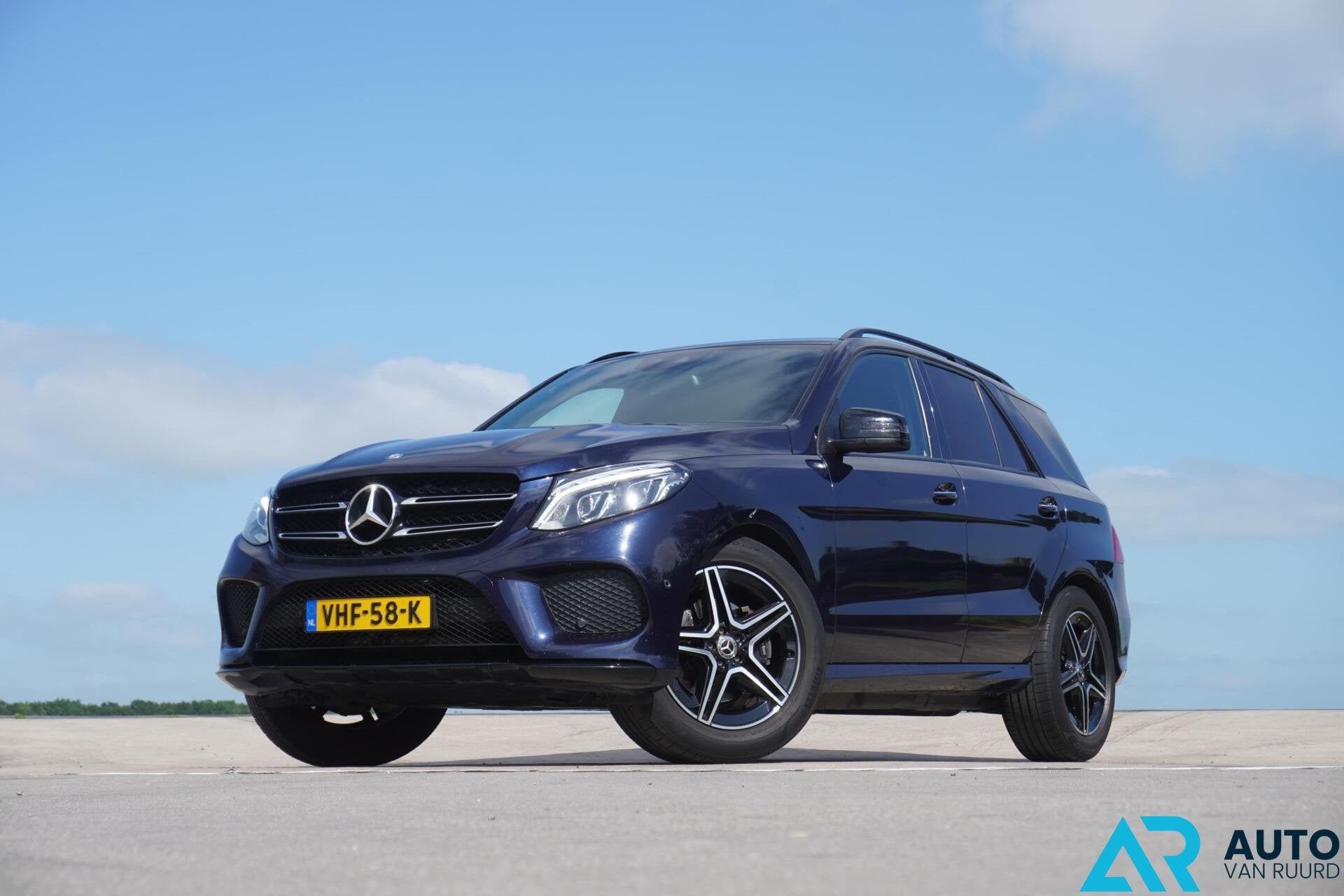 Mercedes GLE-klasse 350 d 4MATIC * Grijs kenteken * 3500 KG, Automaat, Gebruikt, 258 pk, Blauw