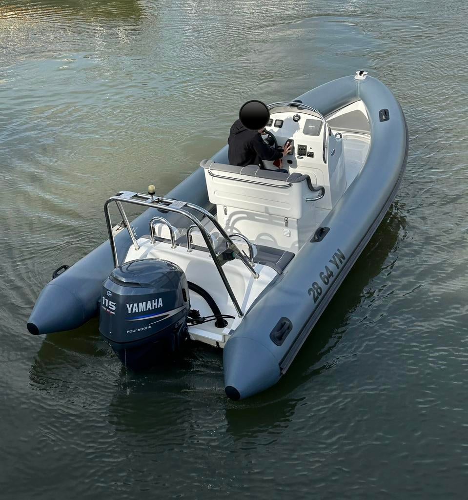 RIB eye 650 NIEUWE hypalon, Watersport en Boten, 70 tot 120 pk, Benzine, Overige materialen, Ophalen