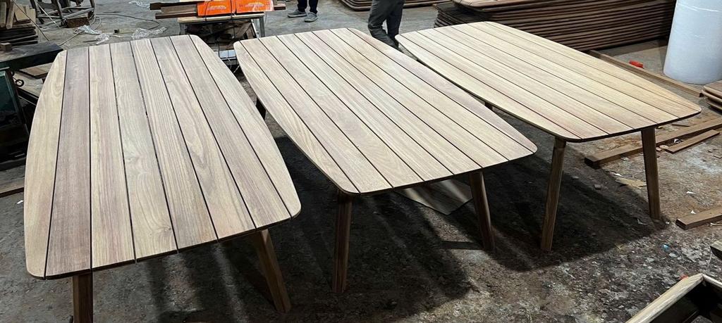 Stijlvolle Teakhouten Tuintafel - Deens ovaal, Verzenden, 3846BD, Teakhout, Nieuw