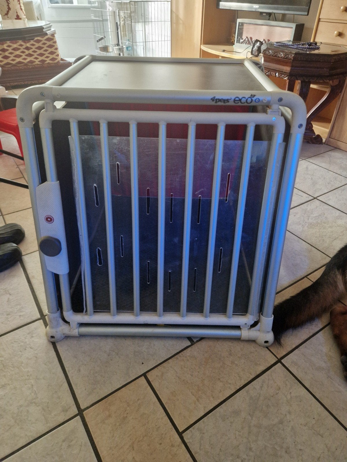honden autobench 73.5 x 68 x 66, Dieren en Toebehoren, Ophalen, Gebruikt